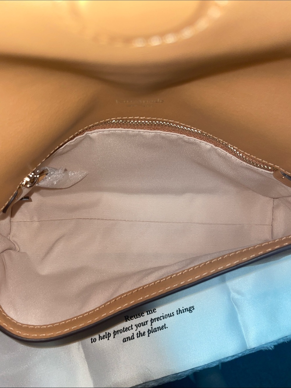 NWT Kate Spade Small ‘Loop’ Suede Shoulder Bag - Picture 14 of 15